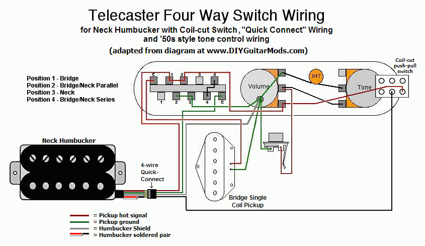 Two...two....two Tele's in one! telecaster pick up wiring schematic 